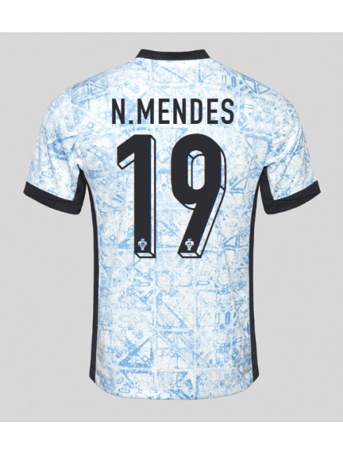 Portugal Nuno Mendes #19 Gostujuci Dres EP 2024 Kratak Rukavima Portugal Nuno Mendes #19 Gostujuci Dres EP 2024 Kratak Rukavima